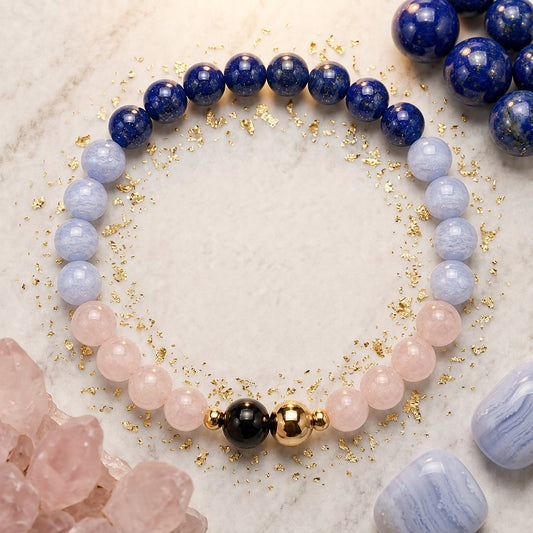 Libra Eclipse Bracelet with REAL Gold