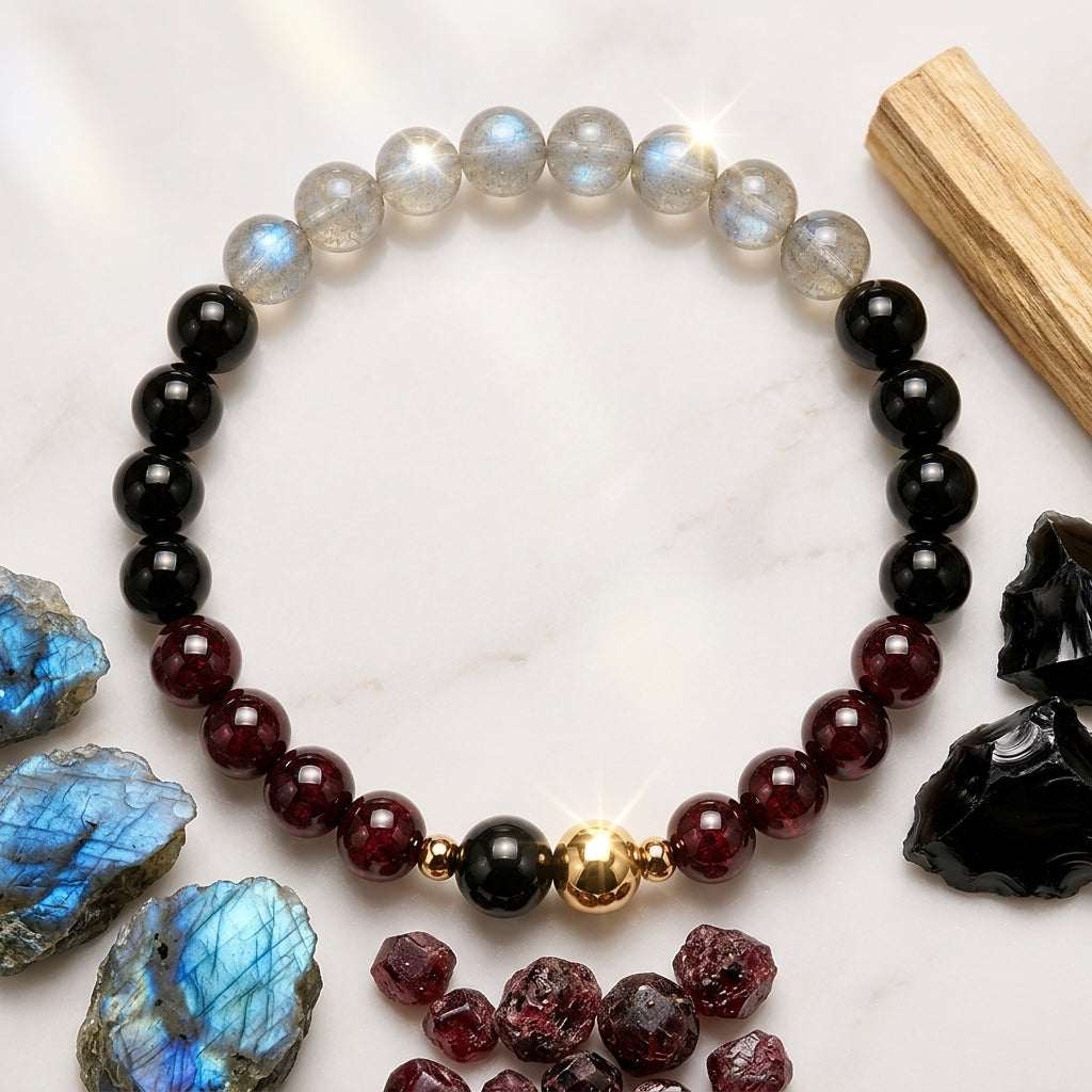 Scorpio Eclipse Bracelet with REAL Gold