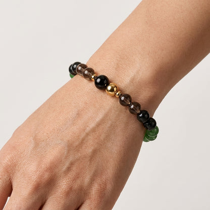 Capricorn Eclipse Bracelet with REAL Gold