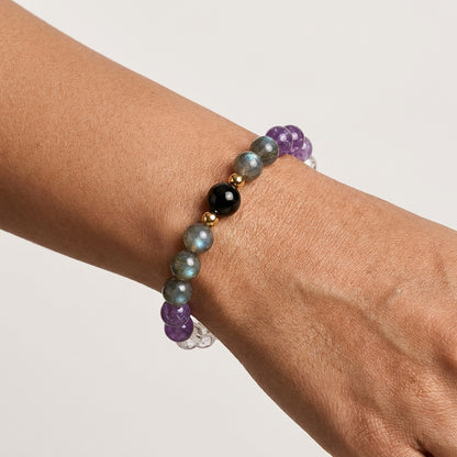 Aquarius Eclipse Bracelet with REAL Gold