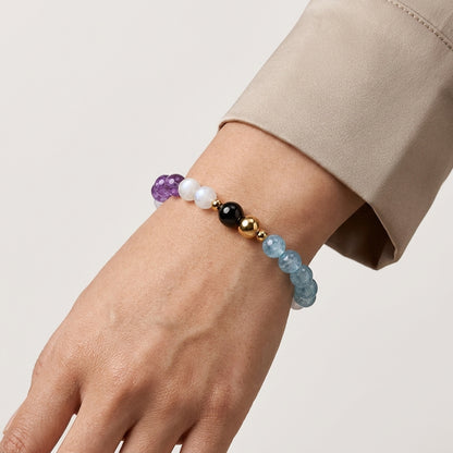 Pisces Eclipse Bracelet with REAL Gold