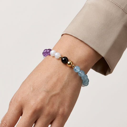 Pisces Eclipse Bracelet with REAL Gold