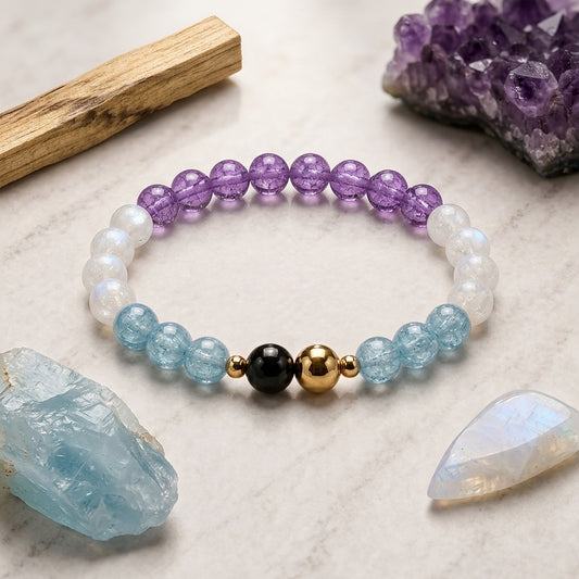 Pisces Eclipse Bracelet with REAL Gold