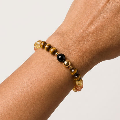 Leo Eclipse Bracelet with REAL Gold