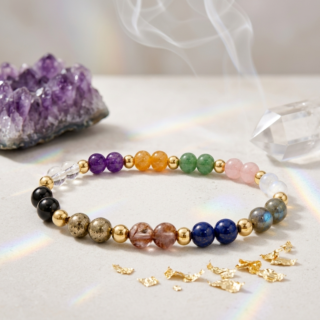 11:11 Wealth Multiplier REAL Gold Bracelet