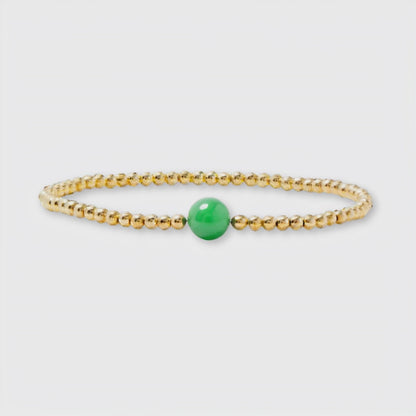 Cancer Golden Zodiac Jade 2026 Bracelet REAL Gold