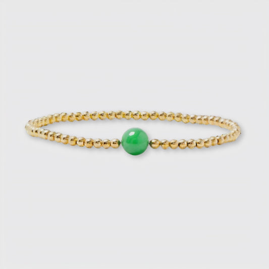 Cancer Golden Zodiac Jade 2026 Bracelet REAL Gold