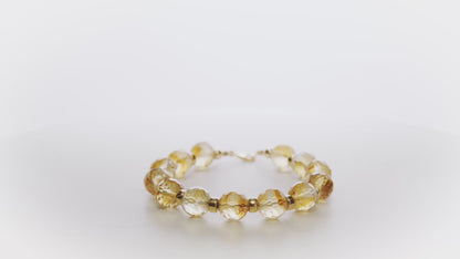 Citrine Gold Vermeil Bracelet - Massive Opportunity