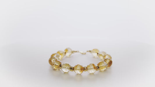 Citrine Gold Vermeil Bracelet - Massive Opportunity