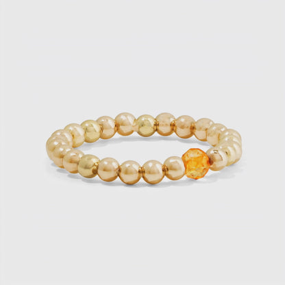 Citrine Ring Real Gold