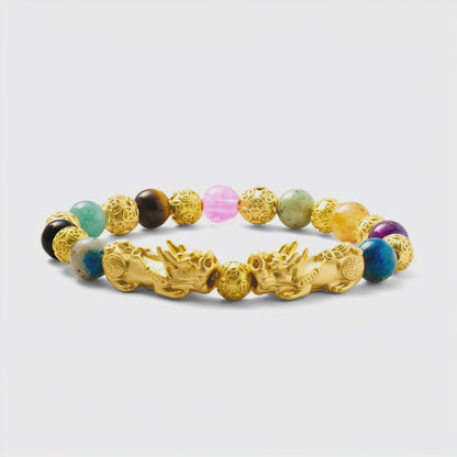 Surya Pixiu Multi Fortune Gemstone Bracelet