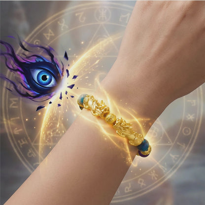 Surya Pixiu Multi Fortune Gemstone Bracelet