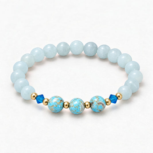 Sagittarius Lucky Zodiac Trio Crystal Bracelet