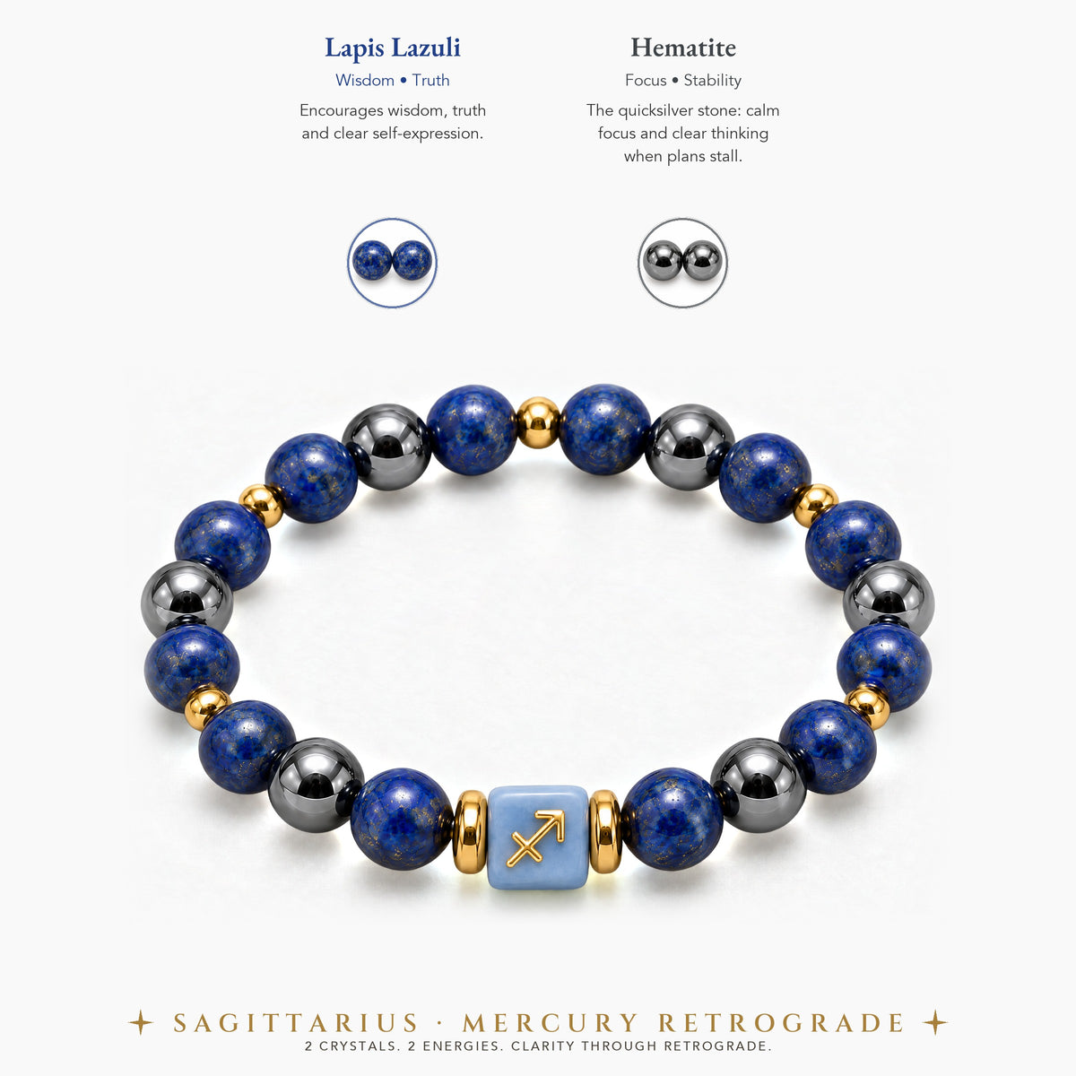 Sagittarius Mercury Retrograde Bracelet