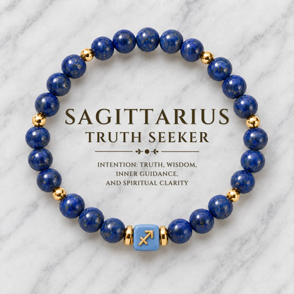Sagittarius Zodiac Signature Bracelet