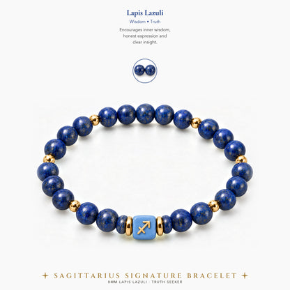 Sagittarius Zodiac Signature Bracelet