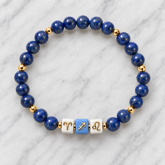 Sagittarius Zodiac Signature Bracelet