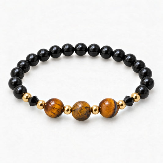Scorpio Lucky Zodiac Trio Crystal Bracelet