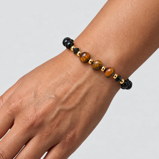Scorpio Lucky Zodiac Trio Crystal Bracelet