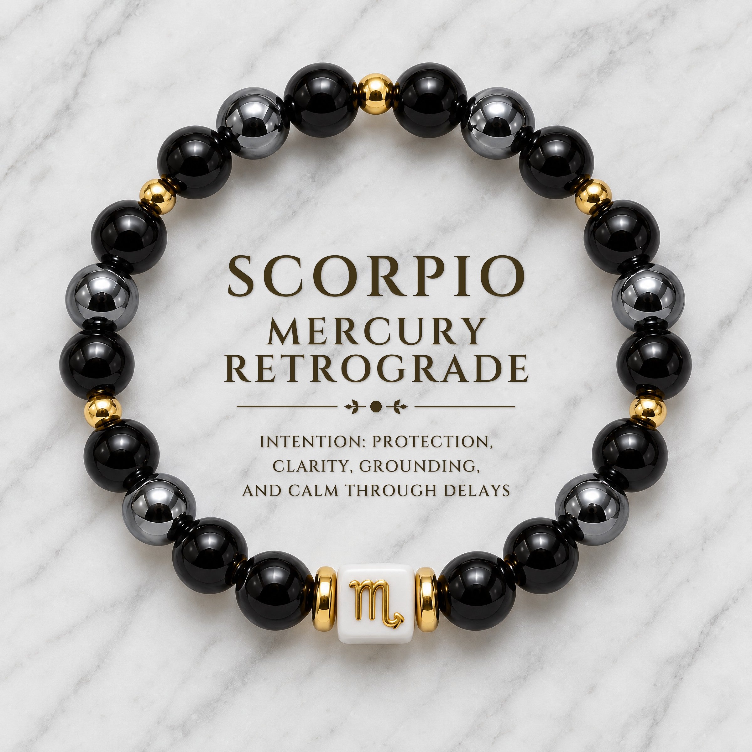 Scorpio Mercury Retrograde Bracelet