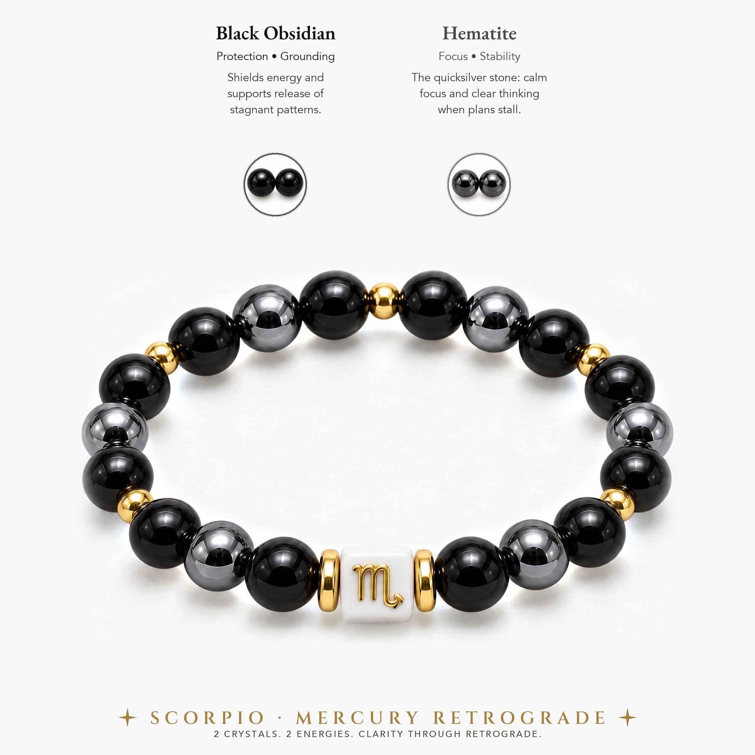 Scorpio Mercury Retrograde Bracelet