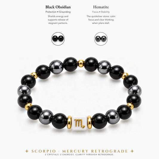 Scorpio Mercury Retrograde Bracelet