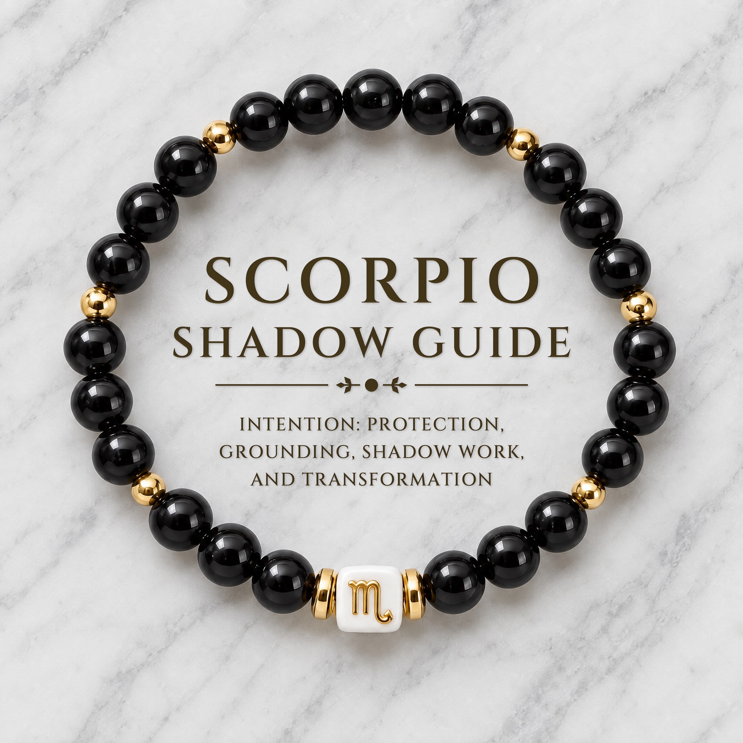 Scorpio Zodiac Signature Bracelet