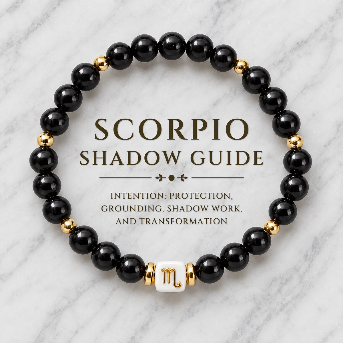 Scorpio Zodiac Signature Bracelet