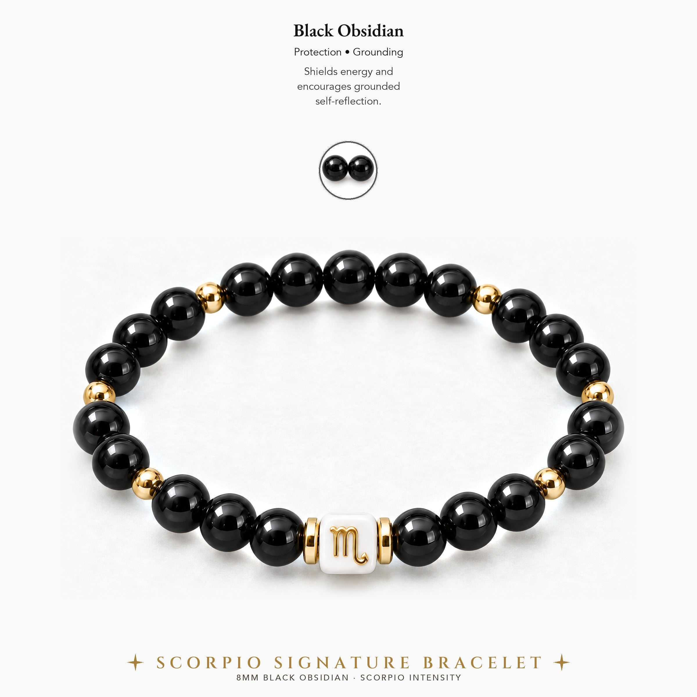 Scorpio Zodiac Signature Bracelet
