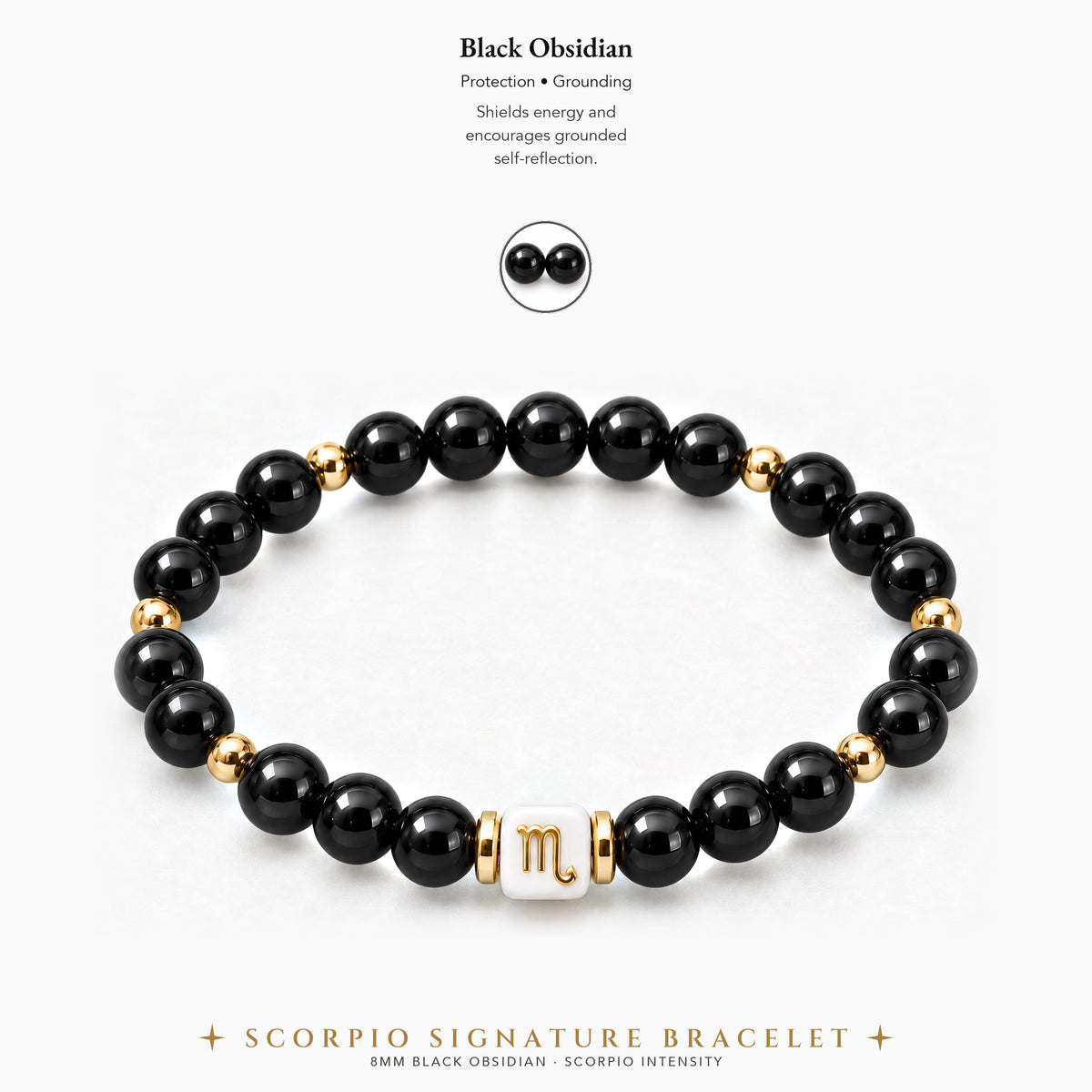 Scorpio Zodiac Signature Bracelet