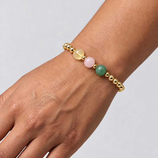 Taurus Love and Money Golden Bracelet With REAL Gold