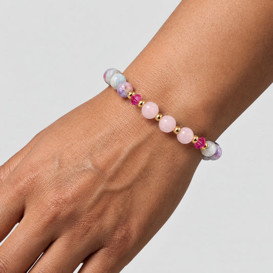 Taurus Lucky Zodiac Trio Crystal Bracelet