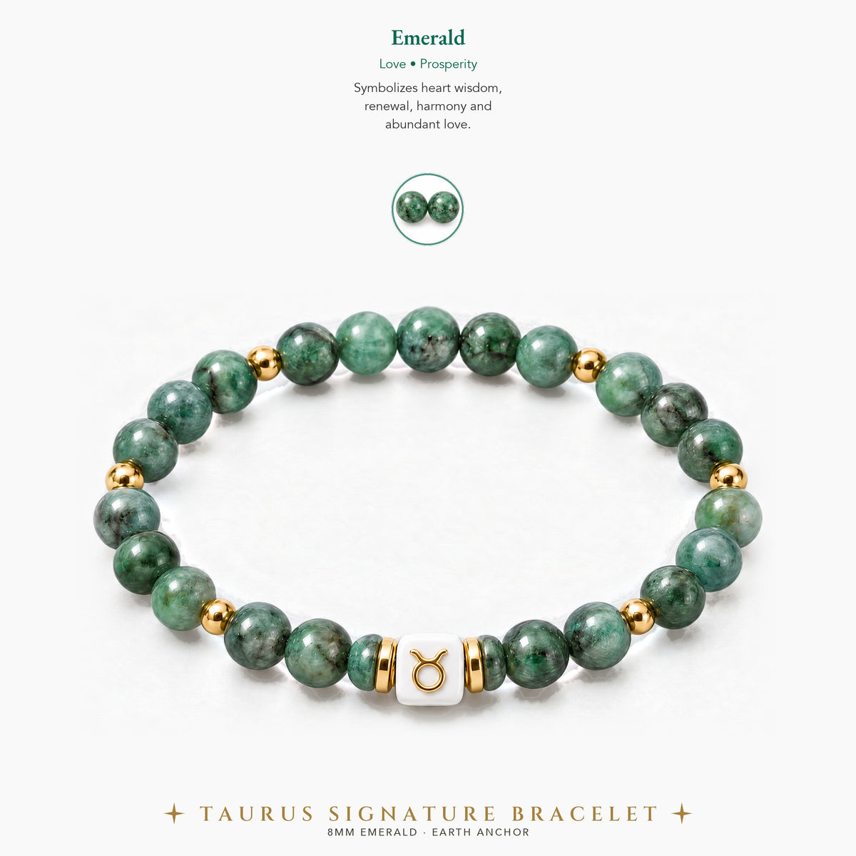 Taurus Zodiac Signature Bracelet