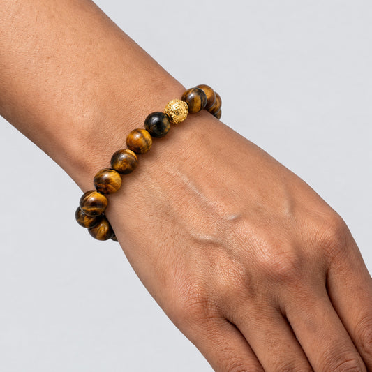 Tiger’s Eye Feng Shui Lucky Pixiu Courage & Wealth Bracelet