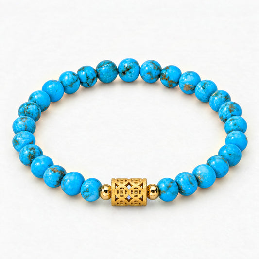 Turquoise Manifest Money 11:11 Gemstone Bracelet