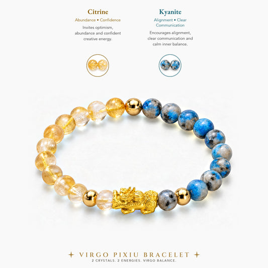 Virgo Zodiac Feng Shui Pixiu Bracelet