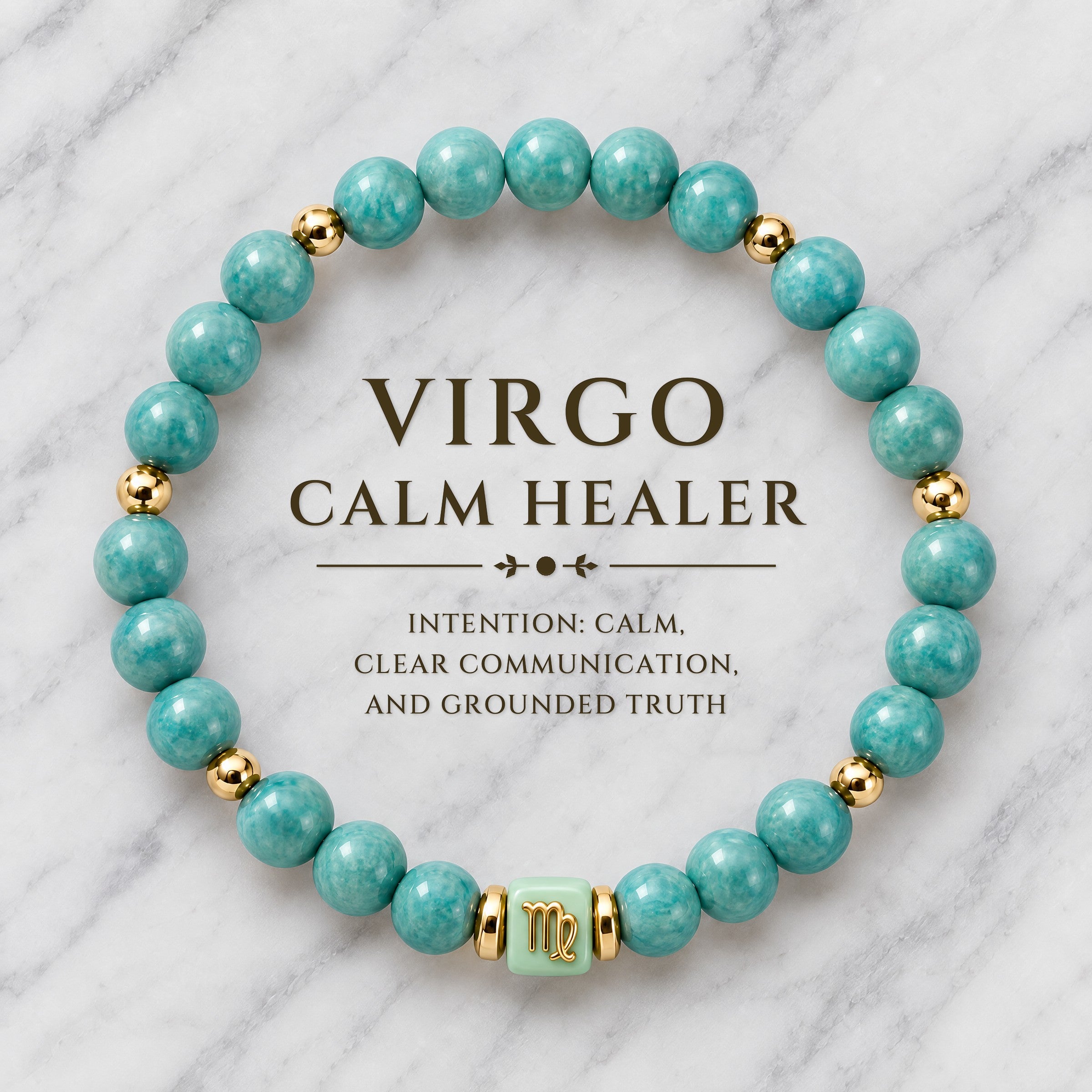 Virgo Zodiac Signature Bracelet