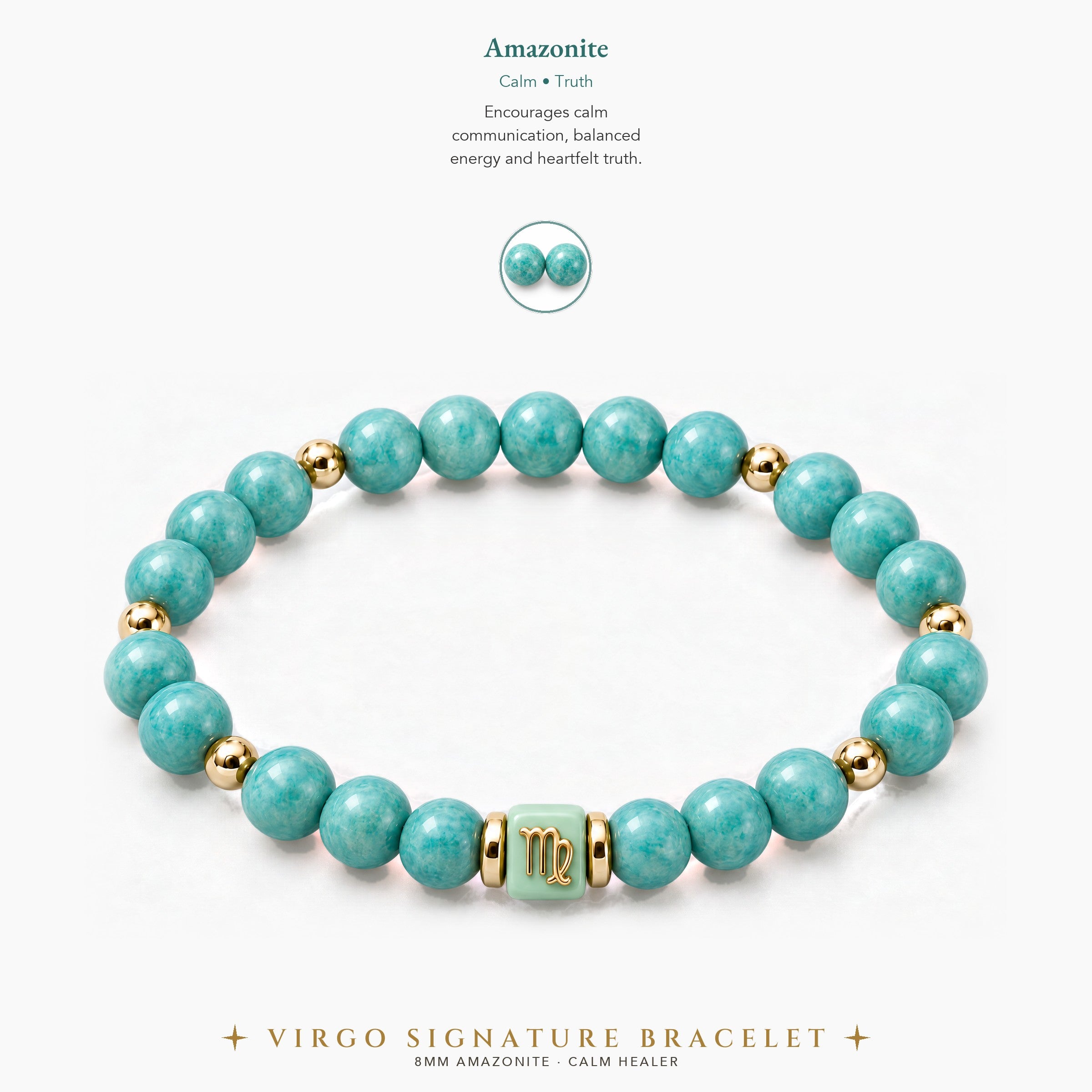 Virgo Zodiac Signature Bracelet