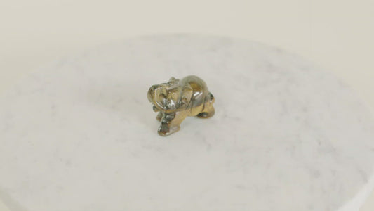 Tiger’s Eye Crystal Elephant