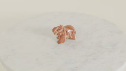 Red Jasper Crystal Elephant