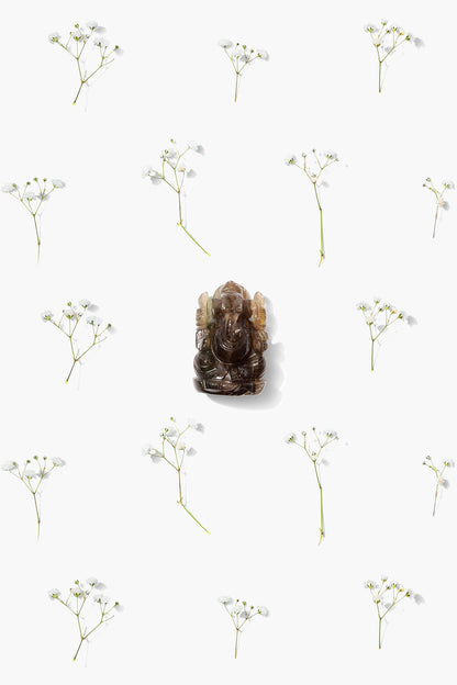 Fluorite Ganesha Statue - Eat.Read.Love.