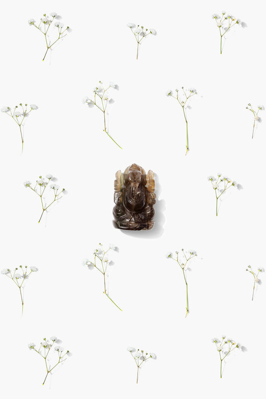 Fluorite Ganesha Statue - Eat.Read.Love.